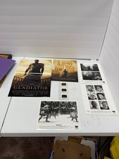 Gladiator 2000 Press Kit 35mm Slides Photos Poster Russell Crowe DreamWorks picture