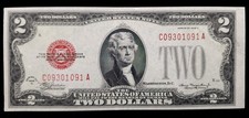Crisp Red Seal 1928 Series D $2 Two Dollar Banknote Bill (11110007) picture