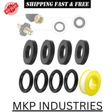 15Pcs Propane Tank Gasket and 15Pcs O-Rings for Soft Nose P.O.L. Fittings, Gas L picture