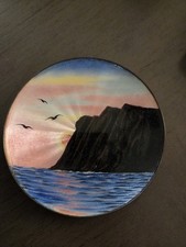 Elvik & Co. hand painted North Cape Horizon on Sterling Silver picture