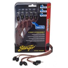 Stinger SI4617 17Ft 4000 Series 6 Channel Directional Twisted RCA Cable picture