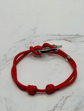 Omega Seamaster Cord Bracelet Red Stainless Steel Anchor Trident 2023 picture