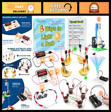STEM Electric Circuit Kit for Kids & Teens - Light Bulb Experiments, Age 8-14, F picture