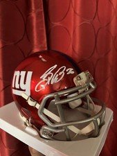 Saquon Barkley  NY Giants signed autographed mini football helmet Becket COA picture