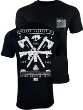 Howitzer Style Men's T-Shirt Viking Warrior Military Grunt MFG picture