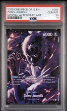 One Piece Zoro-Juurou Op12-Legacy Of The Master 004 Special Alternate Art PSA 10 picture