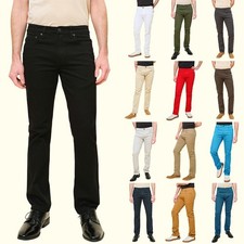 Victorious Men's Slim Fit Colored Denim Jeans Stretch Pants    GS21 -  picture