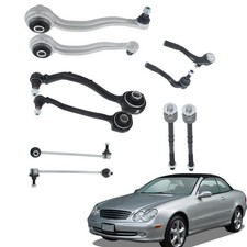 10Pc Front Suspension Upper Lower Control Arm Kit for C230 2002-2007 2033303411 picture