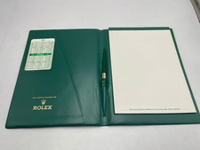 Vintage ROLEX Organizer Notebook With Pen 1988 Calendar – Rolex Green VIP picture