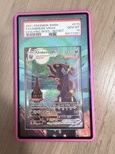 2021 Pokemon SWSH Evolving Skies Umbreon VMAX #215/203 PSA 10 GEM MINT picture