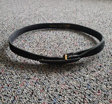 Vintage VERSUS Gianni Versace Dark Gray Suede Leather Belt S M picture
