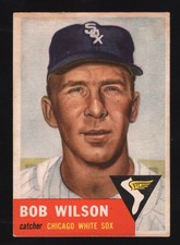 1953 Topps #250 Bob Wilson VG/VG+ High # SSP RC Scarce original card - Free P&H picture