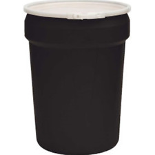 Eagle Plastic Lab Pack Drum with Plastic Lever Lock & Lid, Open Head, 30 Gallon picture