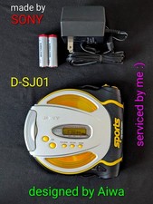 Beautiful Serviced Vintage Sports CD player Walkman Sony D-SJ01 G-Protection picture