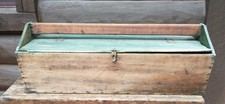 Primitive Antique Wooden Tool Box 32