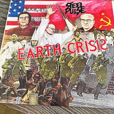 Steel Pulse Earth Crisis LP Vinyl 1984 Elektra/Asylum Records Reggae picture