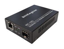 bitEngine 10G Media Converter, 10 Gigabit Copper to 10G Fiber Ethernet.Unmanaged picture
