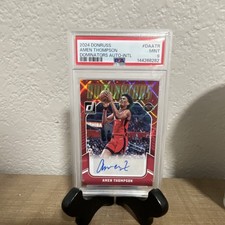 Panini 2024-25 Donruss Amen Thompson Dominators Auto Int'l #DA-ATR PSA 9 picture