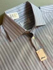 NWT Brioni Cotton Dress Shirt Size L picture