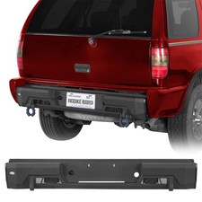 Full Width Steel Rear Bumper Guard For 1995-2005 Chevy S10 Blazer w/LED Lights picture