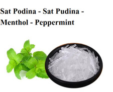 100% Pure Natural MENTHOL /SAT PEPPERMINT Crystals Pudina Sat Mint - FS picture