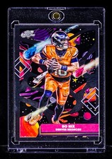 Bo Nix CHROME UFO OUTER SPACE PRIZM CARD picture
