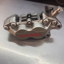 Brembo P4 30/34 Axial Right Side Brake Caliper 40mm Mount with Titanium Finish picture