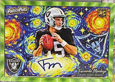 PadscoPullz Custom Fernando Mendoza Starry Night Las Vegas Raiders Rookie Card  picture