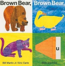 Brown Bear, Brown Bear, What Do You See? Slide and Find - Board book - GOOD picture