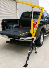 JEGS Hydraulic Hitch-Mounted Crane [Three Boom Capacities: 500 lbs. 750 lbs. & picture