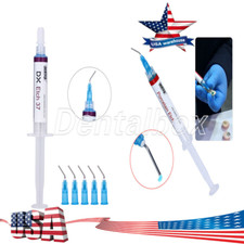 US Dentex Dental Etching Gel 37% Acid Silica Gel 5ml /Syringe 5 Tips picture