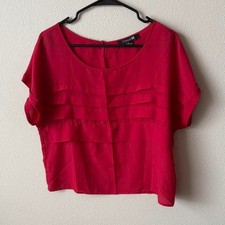Forever-21 Women's Red Blouse picture