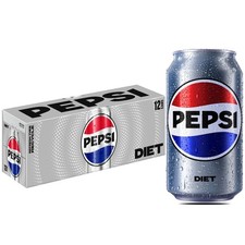 Diet Pepsi Cola Soda Pop 12 fl oz 12 Pack Cans  picture