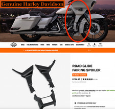 OEM 15-23 Genuine Harley Road Glide Chin Spoiler Fairing OEM picture