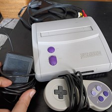vintage 1991 Super Nintendo SNES - System Console OEM Controller  SNS-101 tested picture