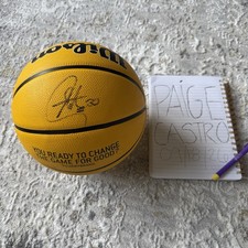 RARE Stephen Curry’s Own PERSONAL Basketball (Owned and Used by Him) + His Sign picture