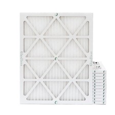 16x20x1 MERV 10 Pleated Air Filters. 12 PACK. Actual Size: 15-1/2 x 19-1/2 x 7/8 picture