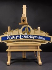 2026 Disney Parks Signature Collectible Wood Walt Disney World Marquee Sign NEW picture