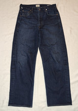 Citizens of Humanity Ayla Baggy Jeans Dark Wash High Rise Wide Leg 28 X 30.5 picture