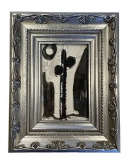 Cándido Bidó, Mid Century Dominican Original Ink Painting, 1969 picture