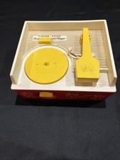 Vintage 1971 Fisher Price Record Player Music Box 995 w/5 Records Tested/Works picture