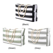 Beach Bag Large Beach Tote Bag Waterproof Sandproof Shoulder Bag with Zipper picture