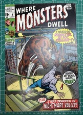 Where Monsters Dwell #4 (July 1970) Bronze Age Horror Clean And Pressed picture