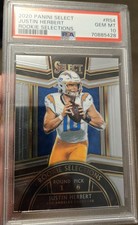 2020 Panini Select Justin Herbert  Rookie Selections RC 💎 PSA 10 Gem Mint #RS4 picture