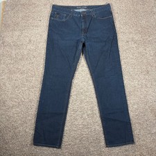 Marc Ecko Cut & Sew Mens Dark Wash Straight Leg Denim Jeans 36x32 RN142763 picture