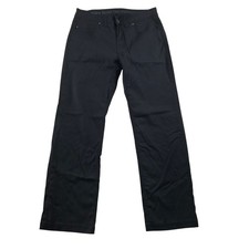 Prana Zion Mens 31x30 Black Stretch Nylon Straight Leg Hiking Pants picture