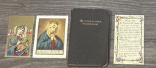 Antique 1926 Little Flower Prayer Book, Carmelite Manual 4th Ed, With Holy Cards picture