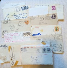 Vintage/Antique Lot of 11 Letters Some With Photos 1919-1966 picture
