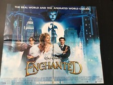 2007 DISNEY'S ENCHANTED NATIONAL TREASURE DBL SIDED POSTER 50x21 * AMY ADAMS picture