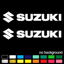 (2) Suzuki Sticker Vinyl Decal Motorcycle Helmet Tank Bike 600 750 1000 1100 picture